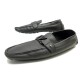 CHAUSSURES MOCASSINS LOUIS VUITTON 13 47 MONTE CARLO CUIR ANTHRACITE SHOES 620€