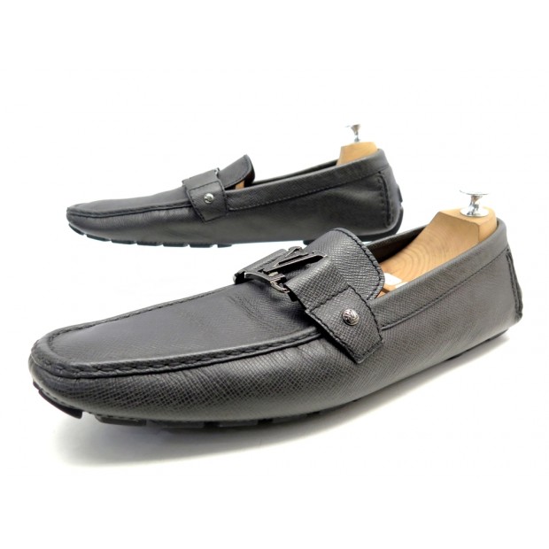 CHAUSSURES MOCASSINS LOUIS VUITTON MONTE CARLO 13 47 EN CUIR TAIGA SHOES 620€