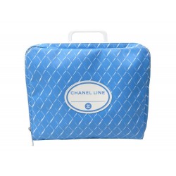 NEUF COLLECTOR SAC DE VOYAGE CHANEL LINE SACOCHE A MAIN EN TOILE BLEU AIR 20€