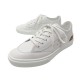 NEUF CHAUSSURES HERMES BASKETS GET H231725ZH 41 CUIR BLANC SNEAKER + BOITES 695€