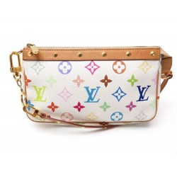 SAC A MAIN LOUIS VUITTON POCHETTE ACCESSOIRES MONOGRAM MULTICOLORE PURSE 465€