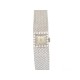 VINTAGE MONTRE EBEL CARRE EN OR BLANC 18K ET DIAMANTS 0.4CT MECANIQUE GOLD WATCH