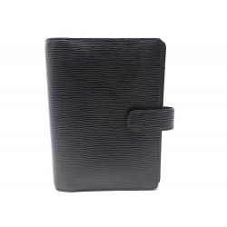 COUVERTURE AGENDA FONCTIONNEL MM LOUIS VUITTON CUIR EPI NOIR DIARY COVER 470