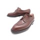 CHAUSSURES JM WESTON DERBY DEMI CHASSE 696 10.5D 44.5 EN CUIR MARRON SHOES 990€