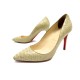 CHAUSSURES CHRISTIAN LOUBOUTIN ESCARPINS PIGALLE 85 36 CUIR PYTHON SHOES 1200€