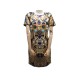 NEUF ROBE MARY KATRANTZOU ROBODAM 12 SOIE IMPRIMEE 