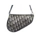 SAC A MAIN CHRISTIAN DIOR POCHETTE MINI SADDLE TOILE OBLIQUE NOIR HAND BAG 2100€