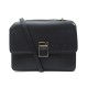 NEUF SAC A MAIN VALEXTRA NOLO MEDIUM CUIR GRAINE NOIR BANDOULIERE NEW BAG 3100€