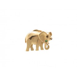 PIN S CARTIER ELEPHANT OR JAUNE EMERAUDE RUBIS 