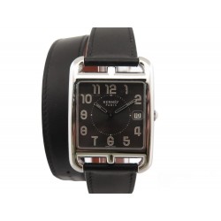 MONTRE HERMES CAPE COD CC1.810 TGM 46 MM DOUBLE TOUR EN ACIER WATCH 2990€