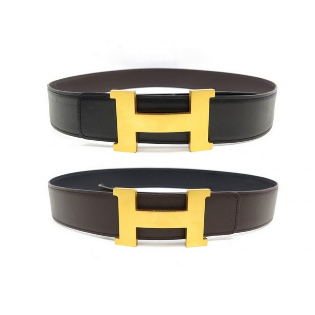 CEINTURE HERMES BOUCLE H CONSTANCE GM LIEN CUIR REVERSIBLE 38MM T90 BELT 825€