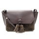 NEUF SAC A MAIN LONGCHAMP PENELOPE L2066882 BANDOULIERE CUIR TAUPE HAND BAG 420€