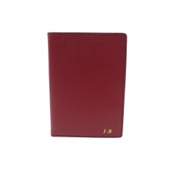 NEUF PORTE PASSEPORT CARTIER CARTES CUIR GRAINE PASSPORT CARDS HOLDER 400€