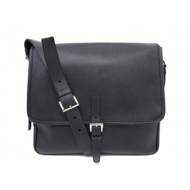 sacoche prada besace messenger en cuir saffiano