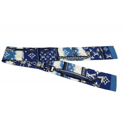 FOULARD TWILLY LOUIS VUITTON ESCALE BANDEAU MONOGRAM M76102 CONFIDENTIAL 210€