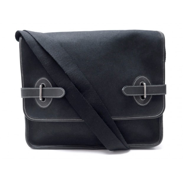 NEUF SAC A MAIN HERMES BUENAVENTURA M BANDOULIERE EN TOILE MESSENGER BAG 2200€