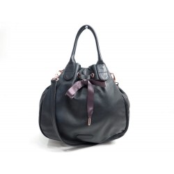 SAC A MAIN REPETTO 31 CM EN CUIR NOIR BANDOULIERE BOURSE HAND BAG PURSE 445€