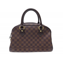 SAC A MAIN LOUIS VUITTON DUOMO TOILE DAMIER EBENE & CUIR N60008 HAND BAG 1270€