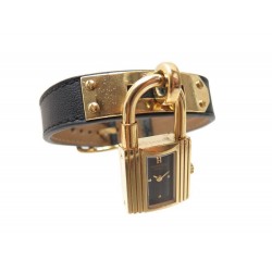 MONTRE BRACELET HERMES KELLY CADENAS + 2 BRACELETS DOUBLES TOUR WATCHES 2200€