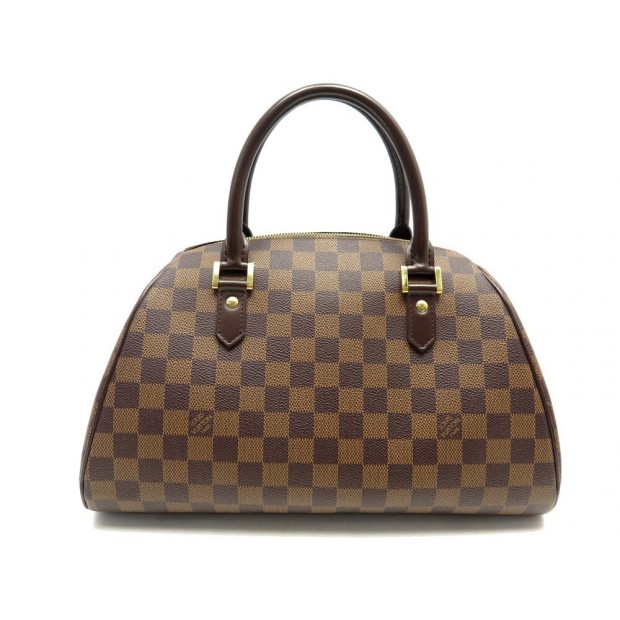 SAC A MAIN LOUIS VUITTON RIBERA MM N41434 EN TOILE DAMIER EBENE HAND BAG 1100€