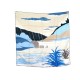 RARE FOULARD HERMES AU BOUT DU MONDE CARBONNE CARRE 90 EN SOIE SILK SCARF 460€