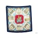 VINTAGE FOULARD HERMES LES MUSEROLLES CHRISTIAN VAUZELLES CARRE SOIE SCARF 460€