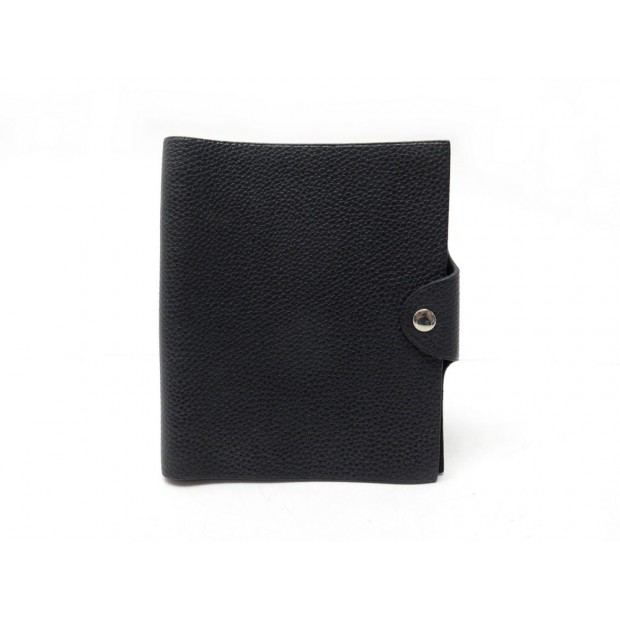 COUVERTURE CAHIER HERMES ULYSSE NEO PM EN CUIR TOGO NOIR NOTEBOOK COVER 510€