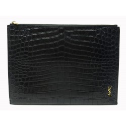 NEUF SAC POCHETTE SAINT LAURENT ETUI TABLETTE TINY CASSANDRE 607779 CLUTCH 595€