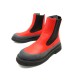 CHAUSSURES BOTTINES CELINE COUNTRY BOOTS 318893 CFBC 37 CUIR EN ROUGE SHOES 880€