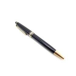 VINTAGE STYLO BILLE MONTBLANC MEISTERTUCK CLASSIQUE DORE NOIR BALLPOINT PEN 355€