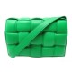 NEUF SAC A MAIN BOTTEGA VENETA PADDED CASSETTE CUIR VERT BANDOULIERE BAG 3600€