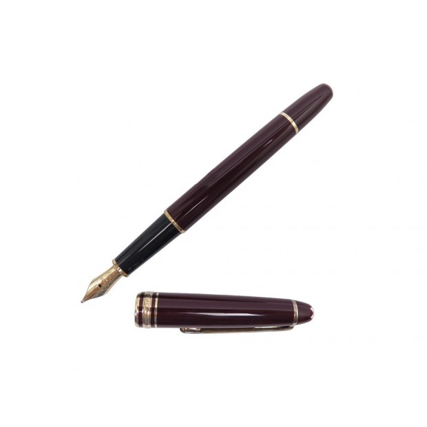 STYLO PLUME MONTBLANC MEISTERSTUCK CLASSIQUE DORE BORDEAUX FOUNTAIN PEN 635€