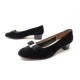 CHAUSSURES SALVATORE FERRAGAMO VARA 11 41.5 FR ESCARPINS EN DAIM NOIR SHOES 498€