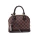 NEUF SAC A MAIN LOUIS VUITTON ALMA BB TOILE DAMIER EBENE BANDOULIERE BAG 1500€