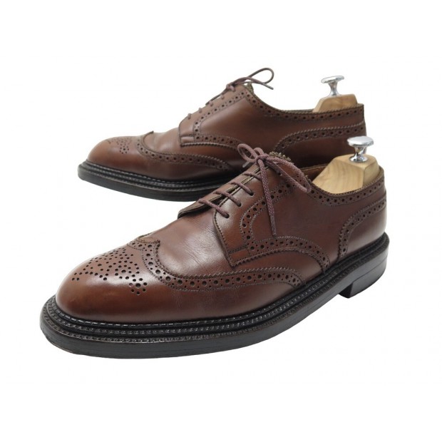 CHAUSSURES JM WESTON DERBY 590 9.5D 43.5 TRIPLE SEMELLES BOUT FLEURI SHOES 1290€