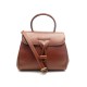 VINTAGE SAC A MAIN LOEWE CUIR GRAINE MARRON BANDOULIERE LEATHER HAND BAG 1900€