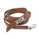 LAISSE POUR CHIEN HERMES FERMOIR KELLY EN CUIR GOLD LEATHER DOG LEASH 800€