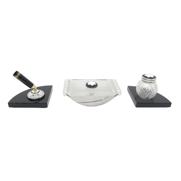 SET DE BUREAU MONTBLANC LALIQUE EDITION LIMITEE 4810 EX SOCLE MEISTERSTUCK 1€