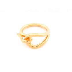 ANNEAU DE FOULARD HERMES JUMBO METAL DORE H601702S00 GOLD SCARF RING 250€