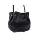 SAC A MAIN TOD'S CABAS CUIR EMBOSSE VERNIS NOIR LEATHER HAND BAG PURSE 1600€