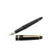 STYLO PLUME MONTBLANC MEISTERSTUCK CLASSIQUE 106514 DORE EN RESINE NOIR PEN 585€