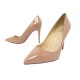 CHAUSSURES CHRISTIAN LOUBOUTIN PIGALLE 100 38 ESCARPINS CUIR VERNI SHOES 695€