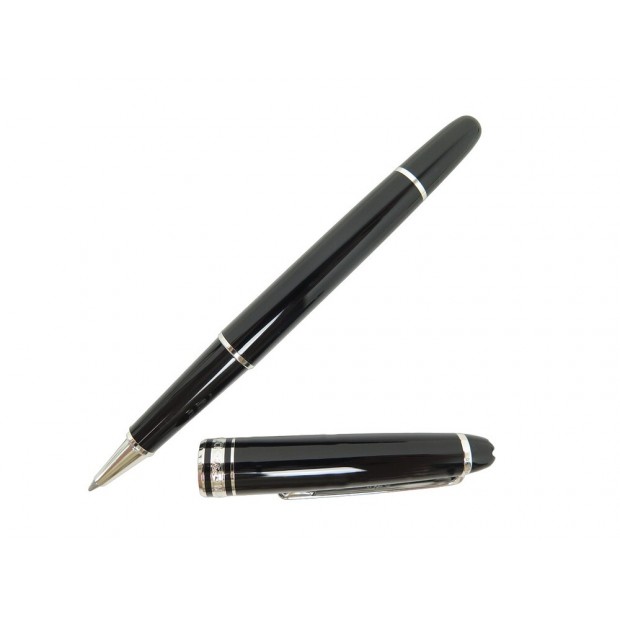 STYLO BILLE MEISTERSTUCK CLASSIQUE PLATINE MB2865 RESINE ROLLERBALL PEN 505€