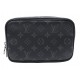 NEUF TROUSSE LOUIS VUITTON M46577 POCHE TOILETTE PM TOILE MONOGRAM ECLIPSE 600€