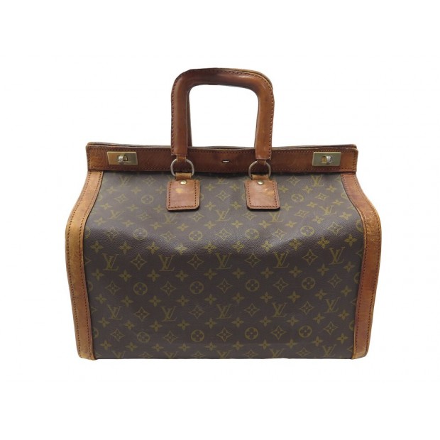 Vintage Louis Vuitton Steamer Bag Carry All Monogram Canvas 1950s Doctors  Bag