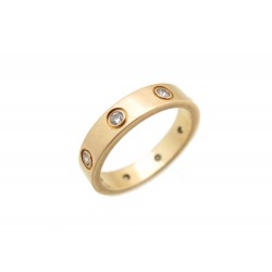 BAGUE CARTIER ALLIANCE LOVE 8 DIAMANTS T 51 EN OR ROSE GOLD DIAMONDS RING 3450€