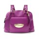 NEUF SAC A MAIN LANCEL ADJANI GM EN CUIR GRAINE FUSHIA NEW LEATHER HANDBAG 1250€