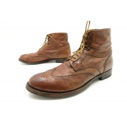 CHAUSSURES OFFICINE CREATIVE BOTTINES 44 CUIR MARRON 