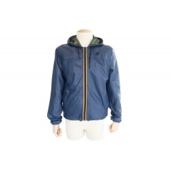 BLOUSON K-WAY JACQUES KL AIR DOUBLE K006WX0 L 52 EN CUIR REVERSIBLE VESTE 690€