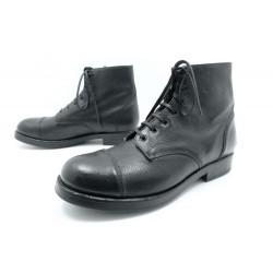 CHAUSSURES OFFICINE CREATIVE LOWRY 44 BOTTINES EN CUIR NOIR BOOTS SHOES 485€